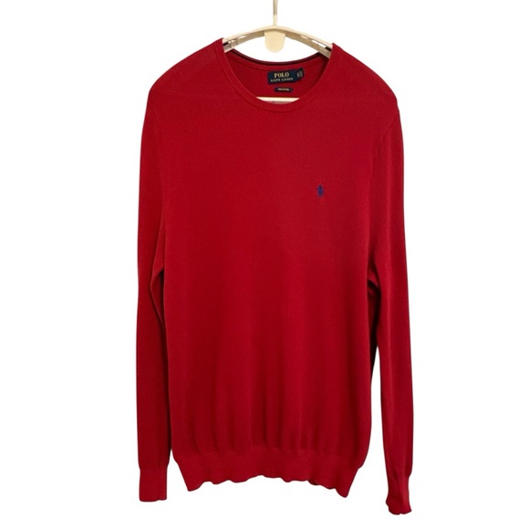 Ralph Lauren Other - Polo by Ralph Lauren Men's Red Lightweight Crewneck Sweater XL